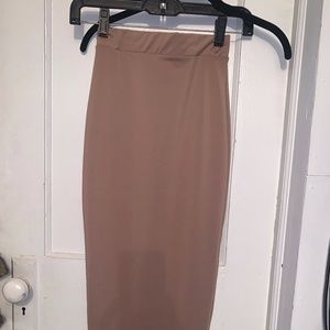 Full Length Bodycon Skirt